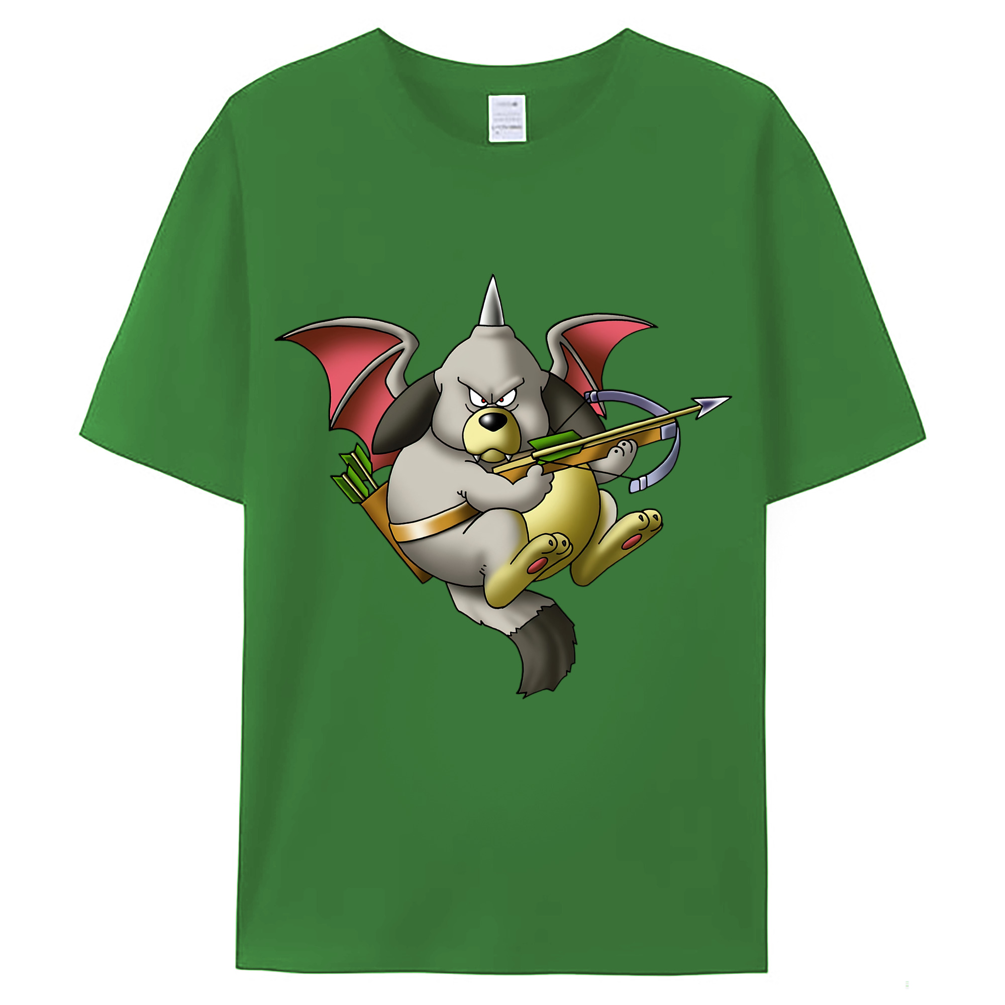 （画像用） ドラゴンクエスト Doragon Kuesuto Dragon Quest レディースカジュアルプリントTシャツ（綿100％）